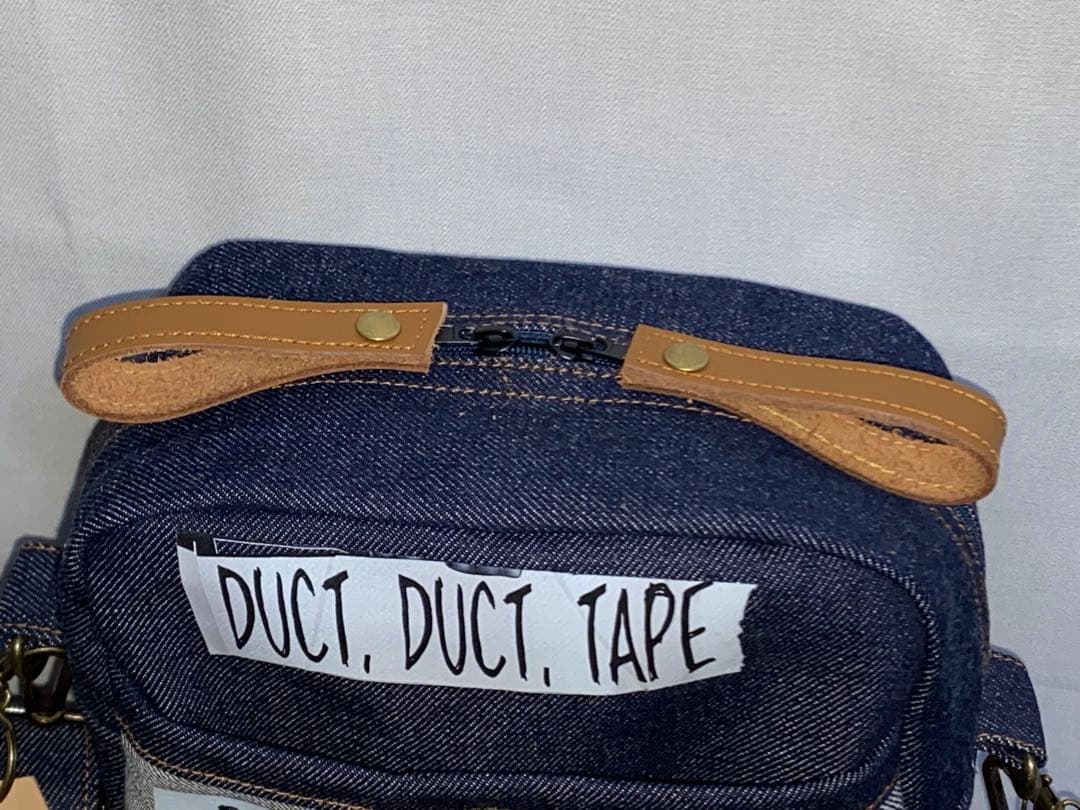 ハンドメイド☆岡山デニム♪ステンシル☆黒ネコ♪悪ネコ☆ショルダーバッグ