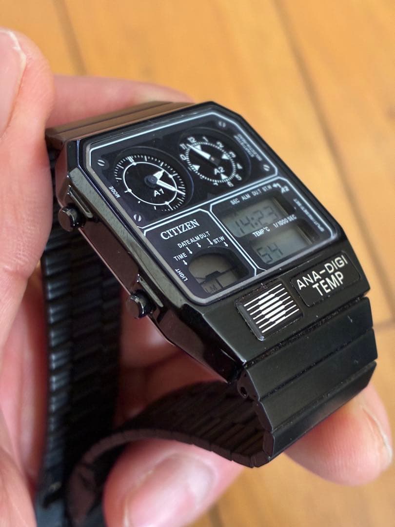 CITIZEN ANA-DIGI TEMP 腕時計 電池交換済み