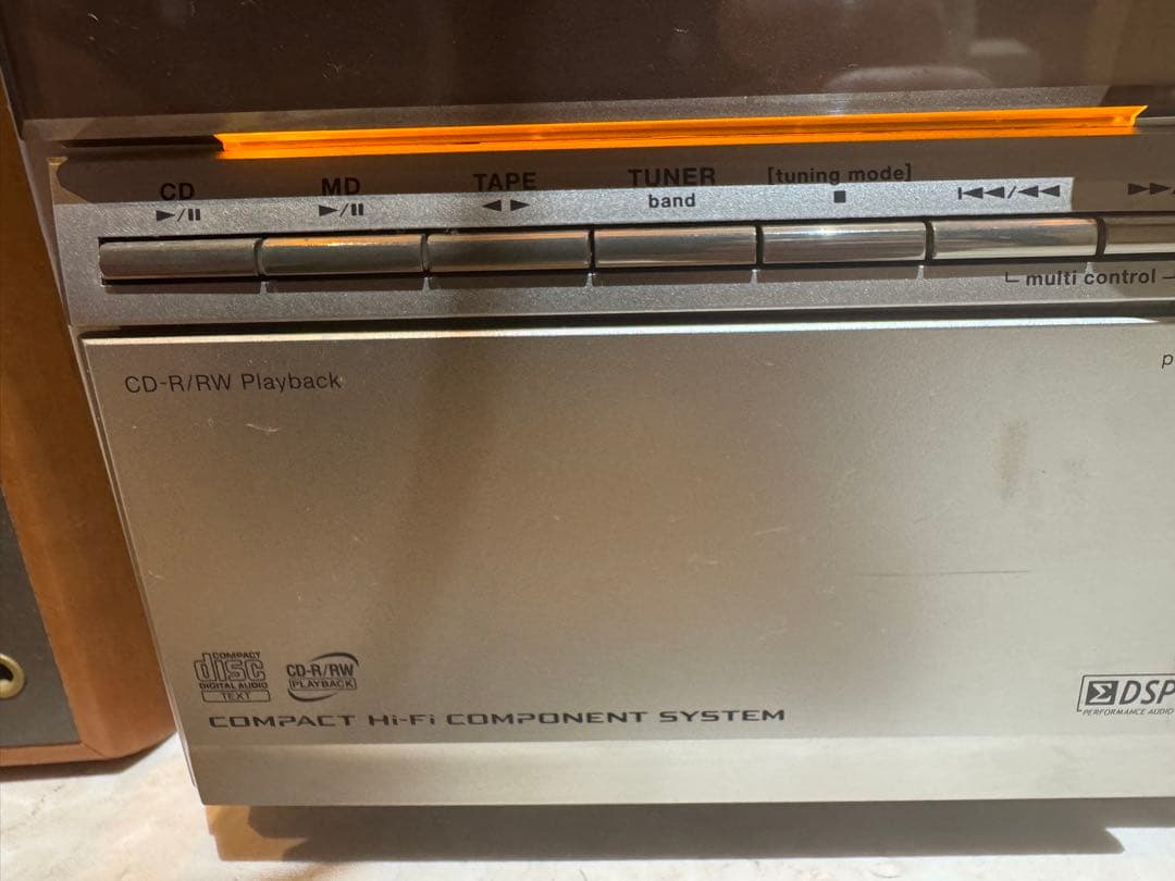 KENWOOD ミニコンポ CD MDカセット ラジオ　プレーヤー