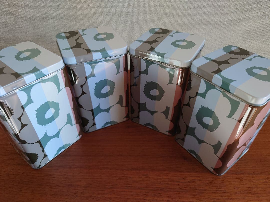 マリメッコ Tin Box 4個セット