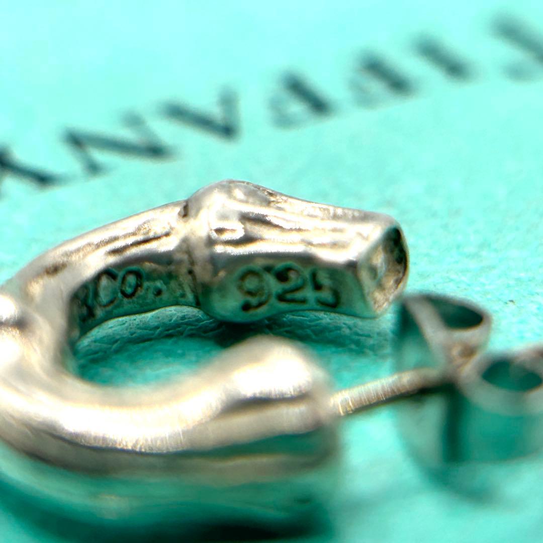 ティファニー　バンブー　スモール　ピアス　シルバー　925 片耳　社外キャッチ