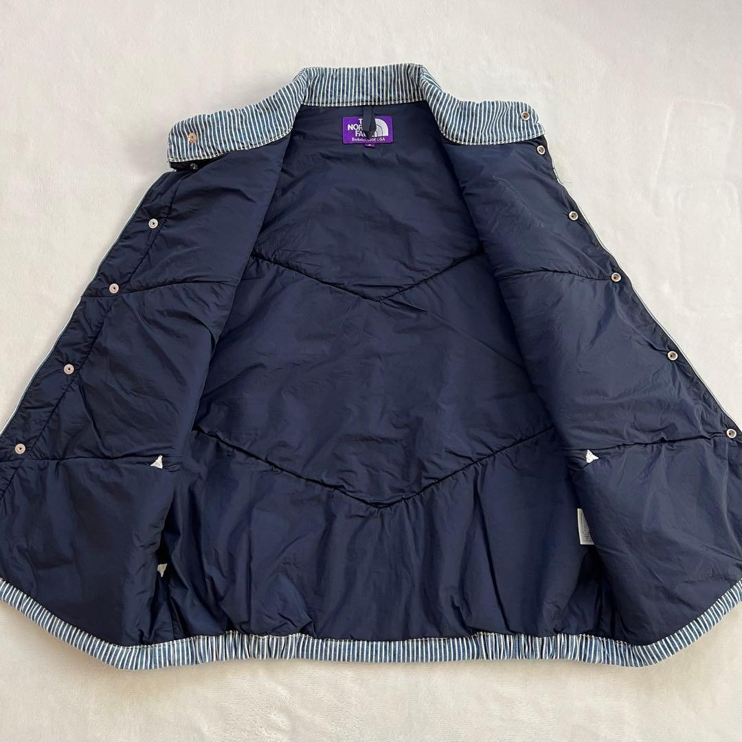 THE NORTH FACE Purple Label ヒッコリー中綿ベスト S