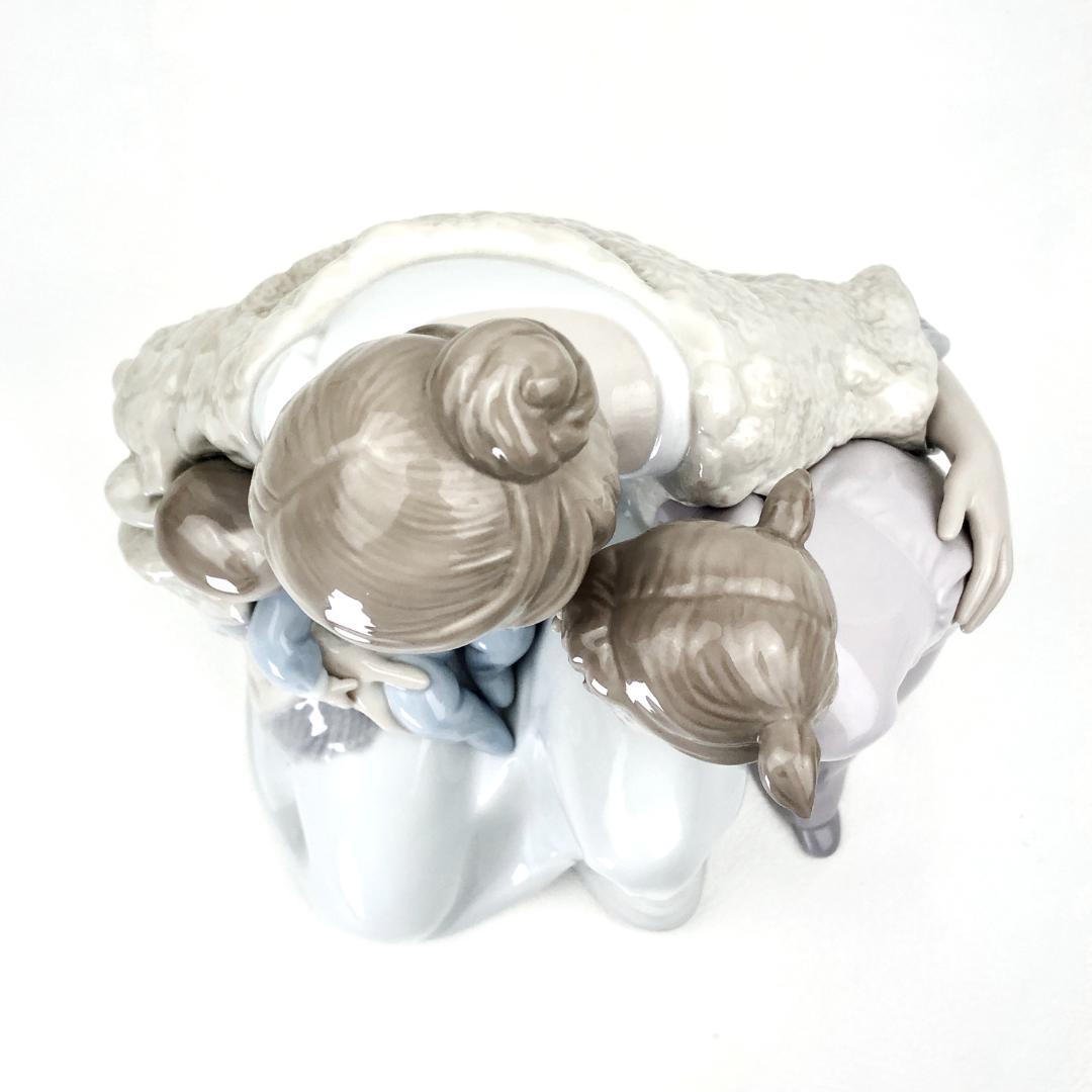 【美品】リヤドロ／フィギュリン 母と子 新しい家族 23cm／6939