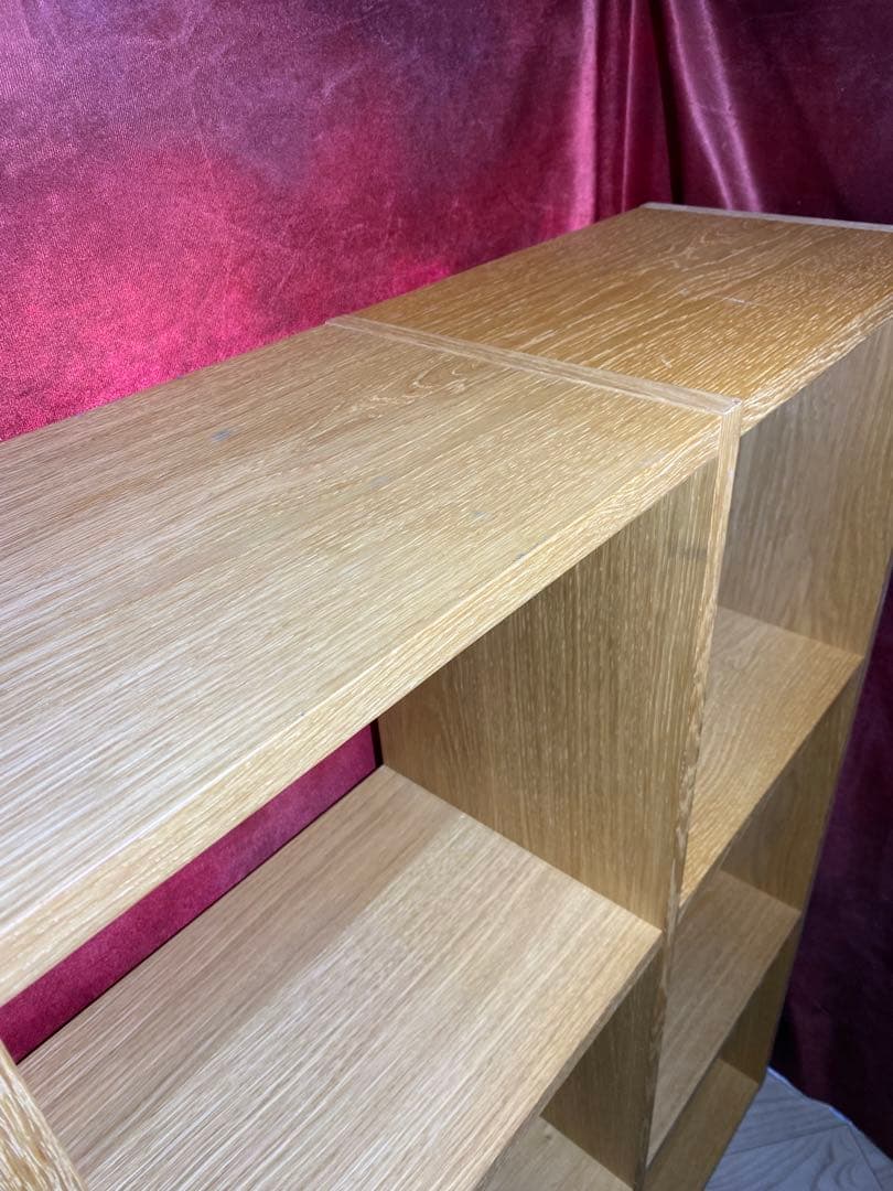 ✨大人気✨無印良品　スタッキングシェルフ　オーク　3×2