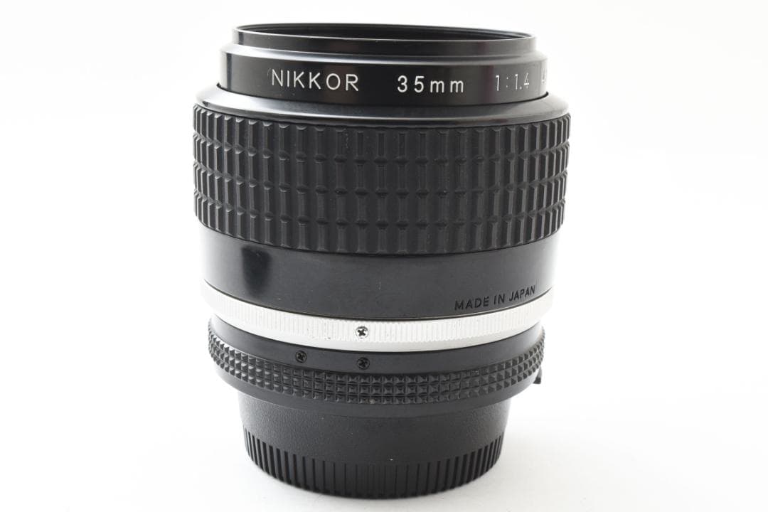 美品　ニコン AI-S NIKKOR 35mm f1.4 MF レンズ　A351