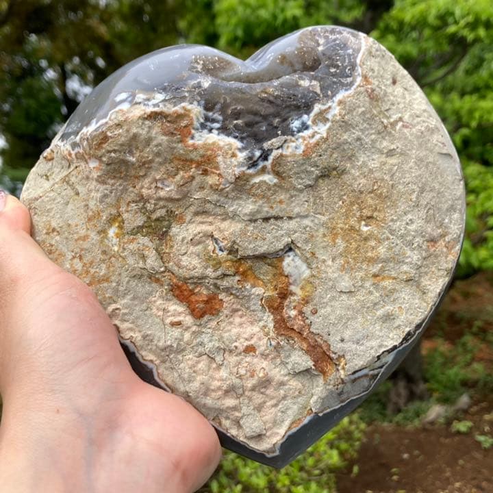 アメジスト 原石 ハート