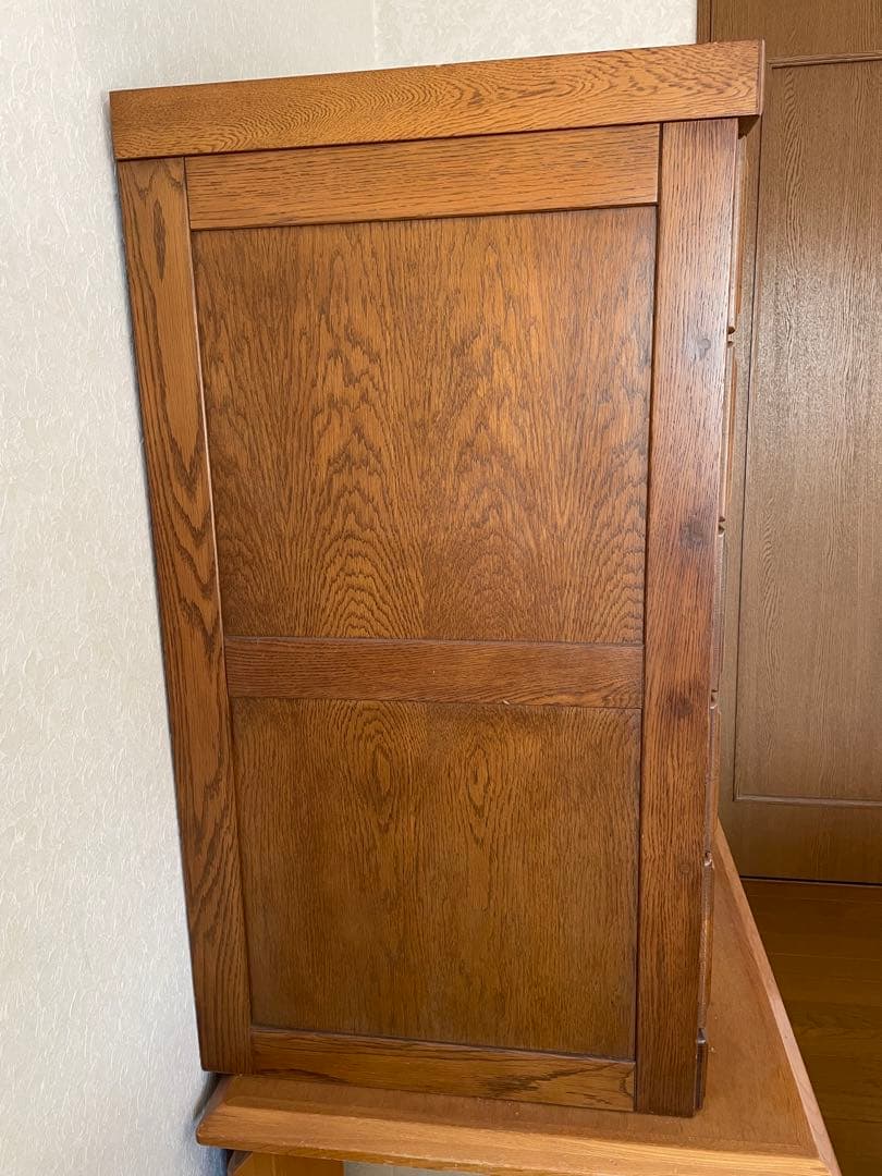 ナチュラルウッド 5段チェスト