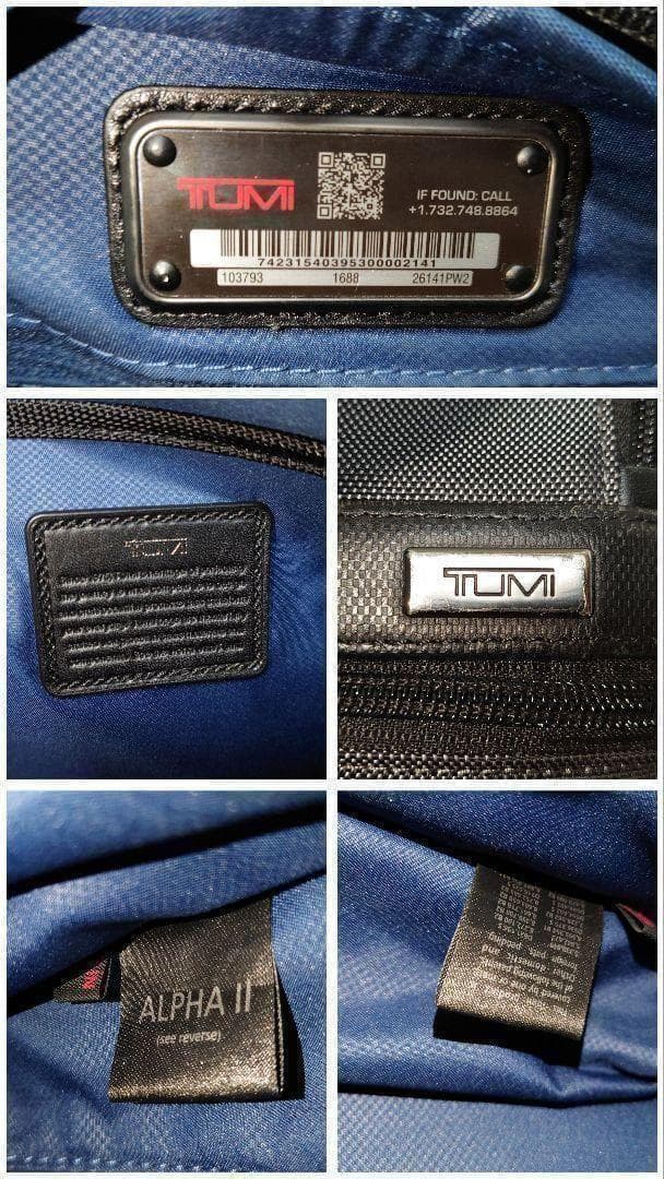 TUMI 拡張 2way ビジネスバッグ ショルダー グレー A4収納 多収納