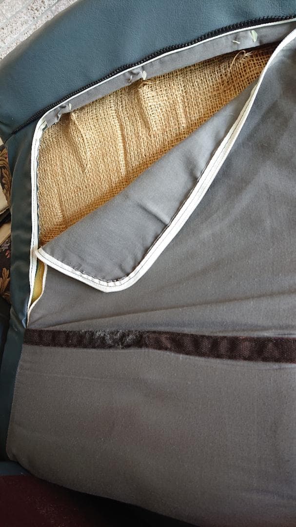 レザー　コーナーソファセット　五人掛け③