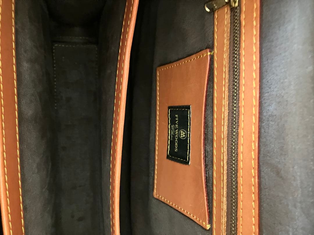 FIVE WOODS ファイブウッズ　ドクターズビジネスバッグ ヌメ革