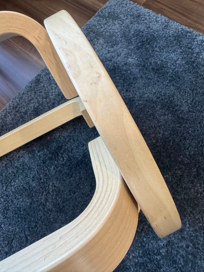 新品　artek スツール E60 モーヴ　4本脚　リノリウム　アルテック