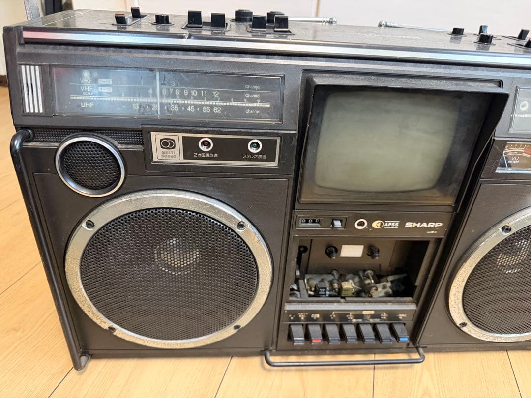 シャープ 5P-R2U ラジカセ　ジャンク