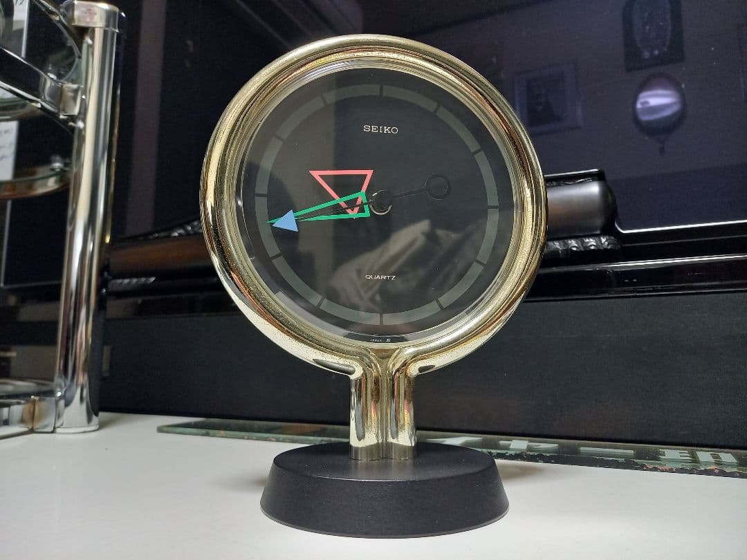 1980's　SEIKO　オールド　セイコー　ポストモダン　テーブル　クロック