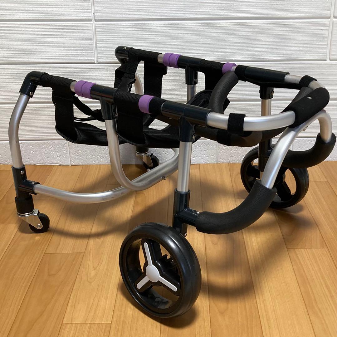 れもんぶらいとページ■中〜大型犬用4輪　犬の車椅子　犬の歩行器+オプション