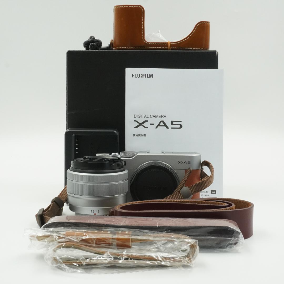 ■ほぼ新品■ FUJIFILM X-A5 レンズキット ブラウン #418