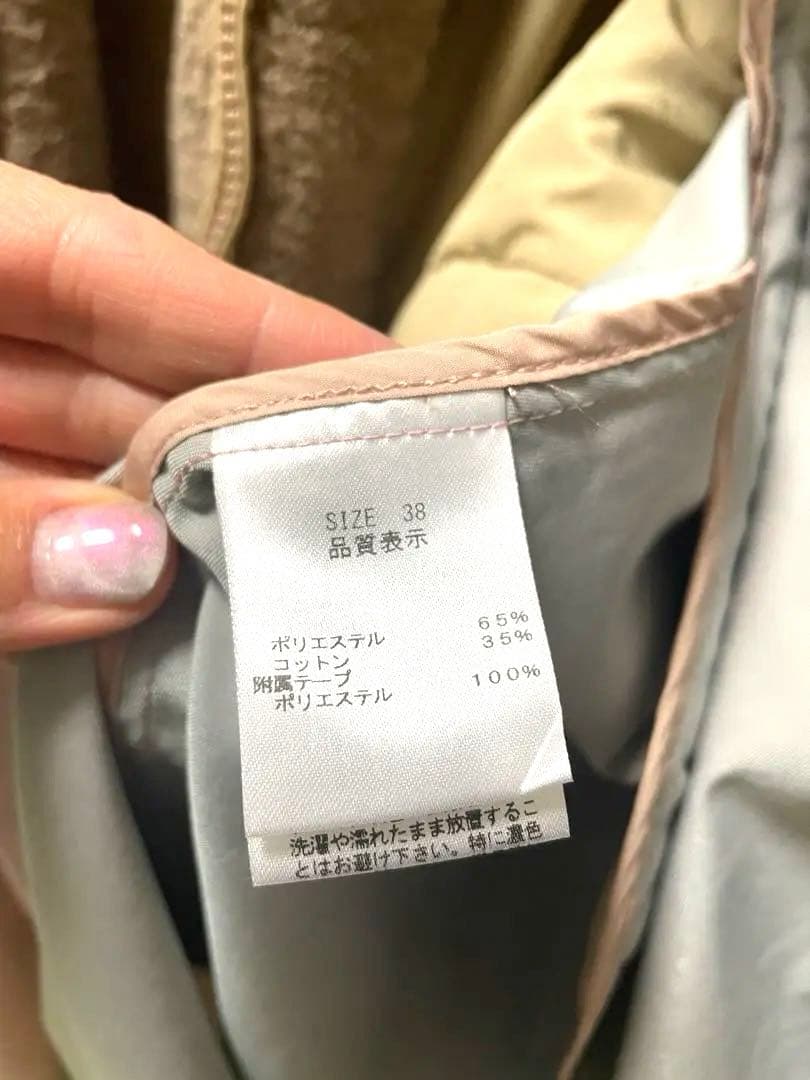 新品LOUNIEボアライナー付きフードコート❤︎ピンク38