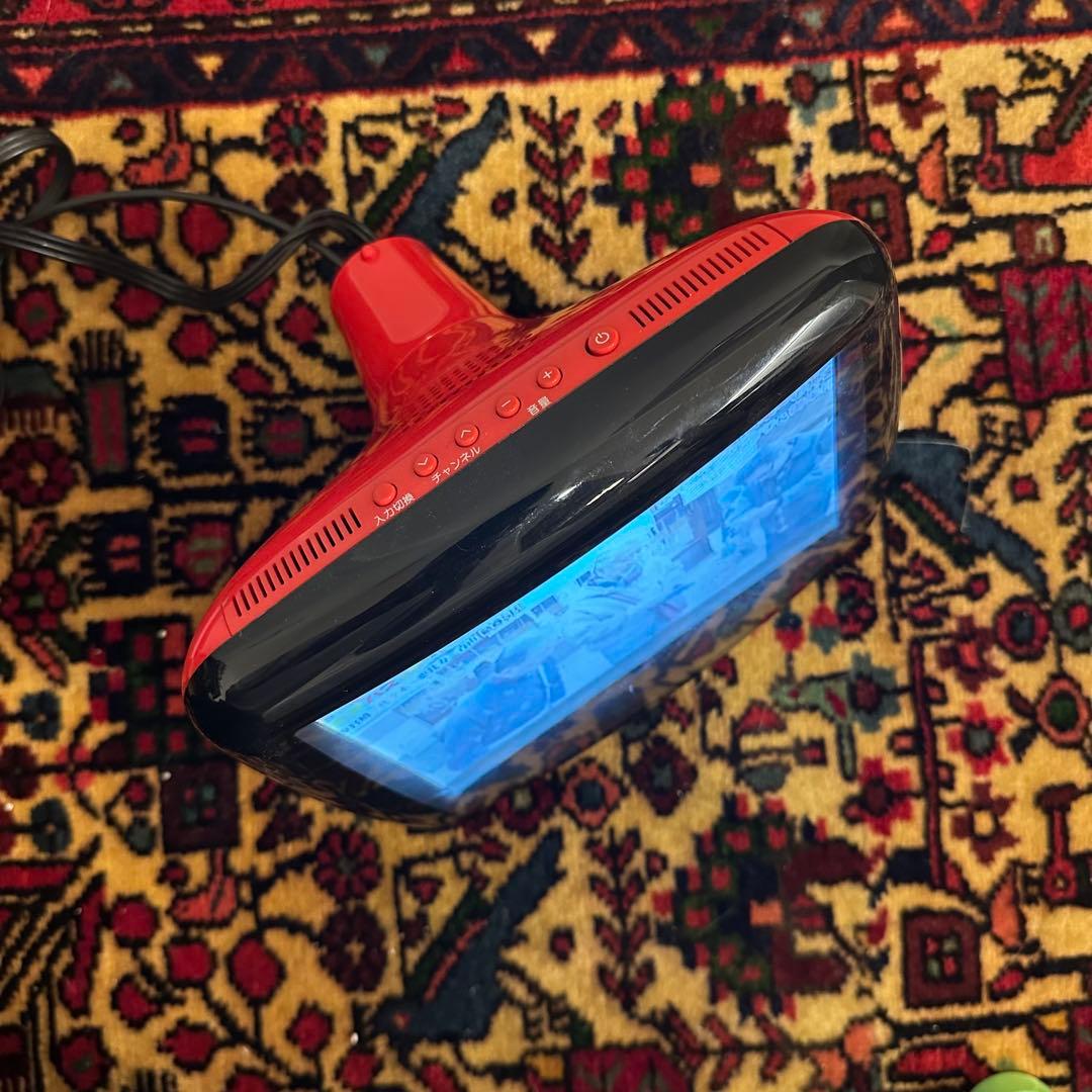 ±0 プラスマイナスゼロ テレビ レッド XVT-M020 深澤直人　廃盤品