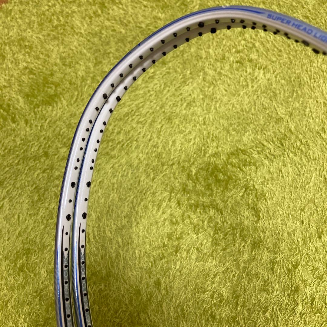 【良品】YONEX ナノレイ750 4U クリスタルブルー【2本まとめ売り】