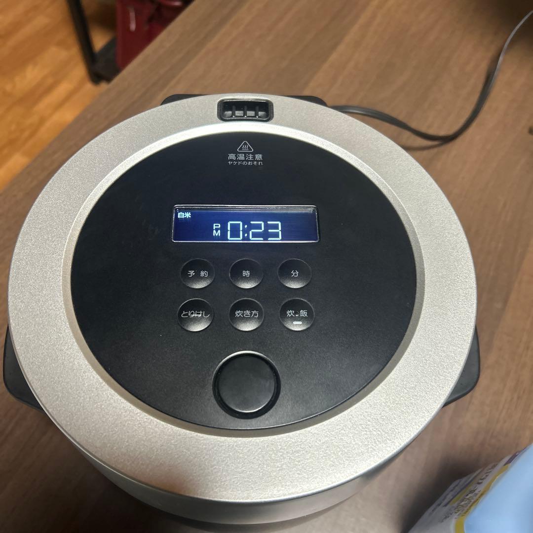 【美品】BALMUDA The Gohan 炊飯器　K03A-BK