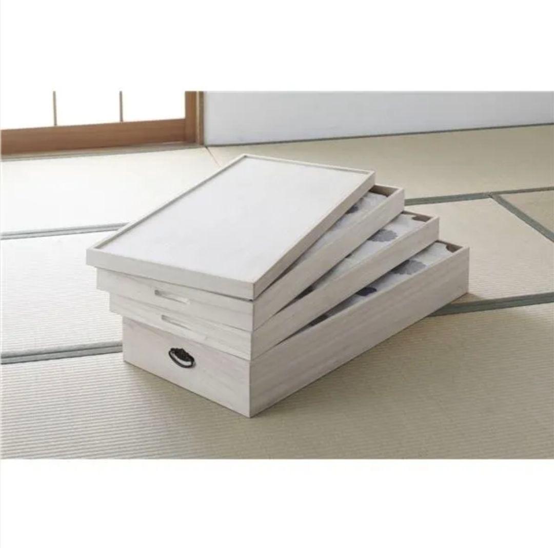 【桐箱３段】衣装ケース 桐箪笥 桐タンス【送料込み】