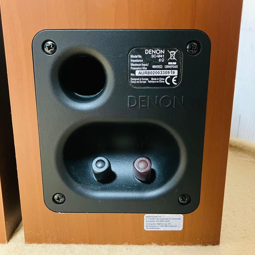 【美品】DENON CDレシーバー RCD-M41-K SC-M41 ブラック