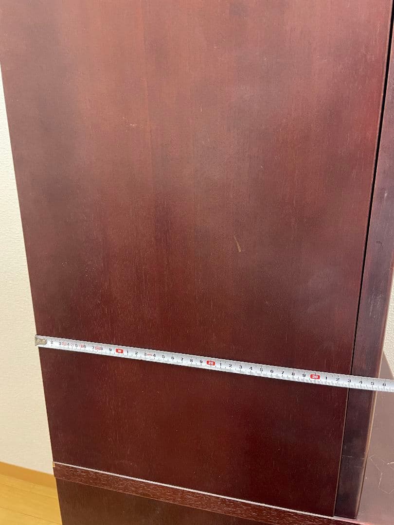 オールドカリモク カップボード スリムキャビネット ジャパンビンテージ