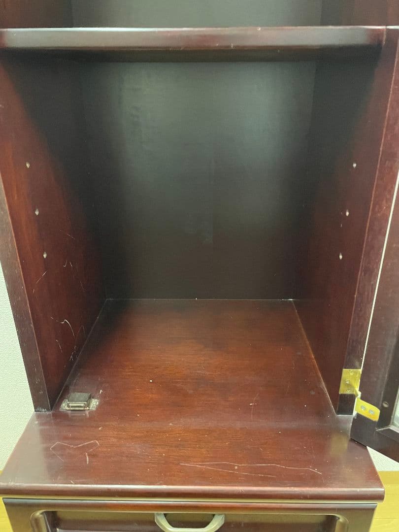 オールドカリモク カップボード スリムキャビネット ジャパンビンテージ