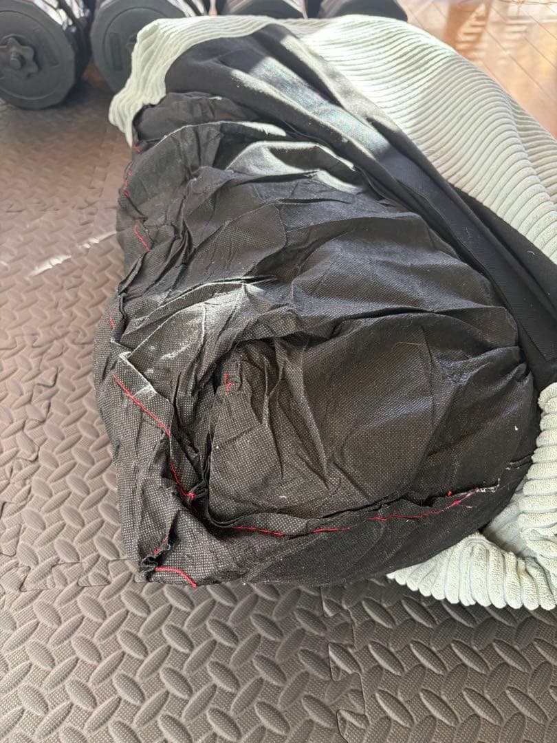 西海岸、北欧、南国、ハワイ系2人、3人掛けコーデュロイソファ希少水色　定価12万