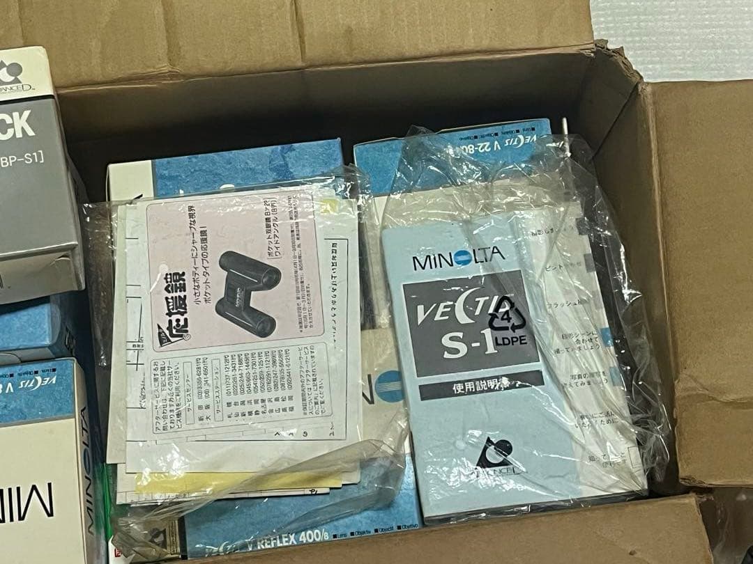 E*I様 MINOLTA VECTIS S-1 一眼レフカメラ レンズ　アクセサ