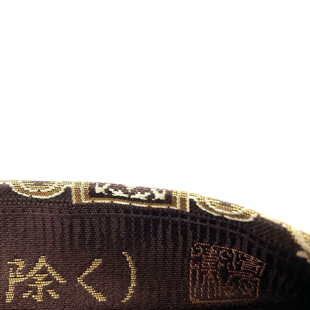 専用帯5001 ●陰山織物謹製 箔屋清兵衛 高級 正絹 錦織 袋帯 花文 華文