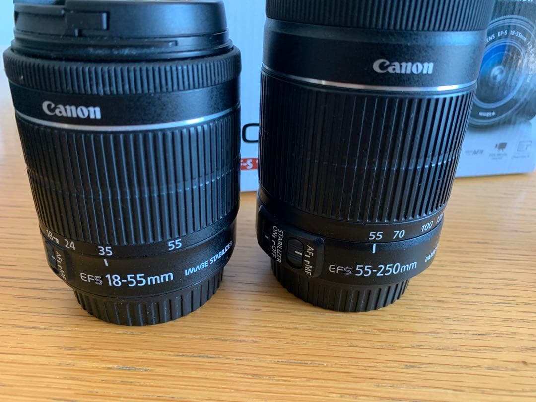 Canon EOS Kiss X7 レンズキット　備品全揃い　三脚、解説書つき