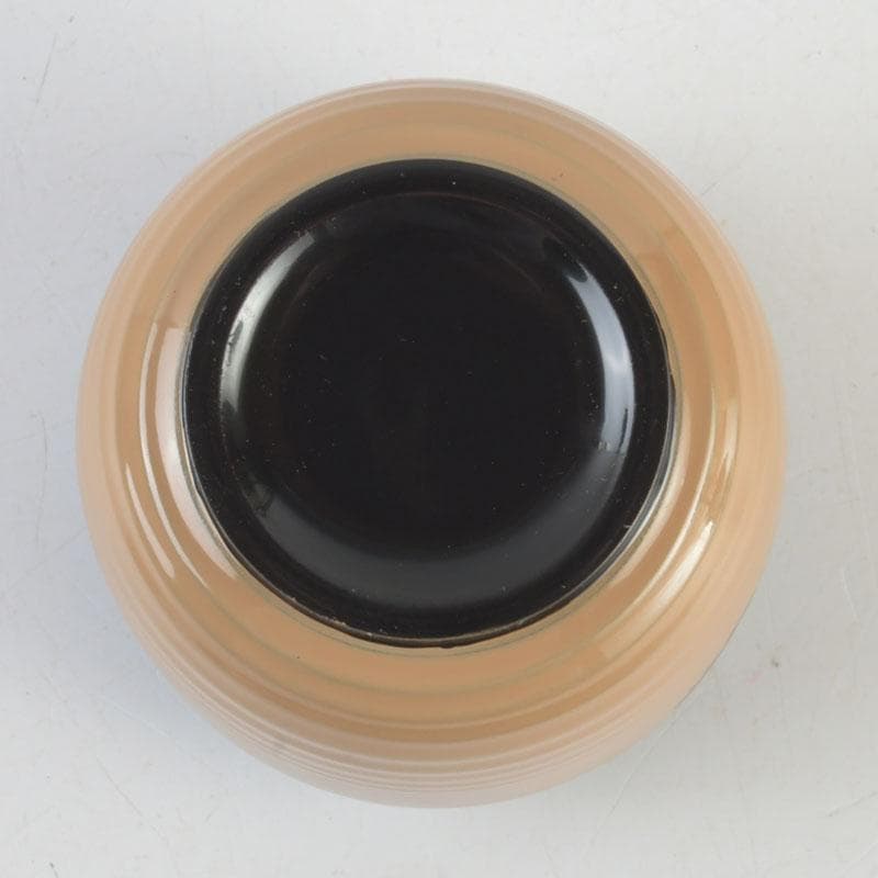 茶道具　佐々木麗峰作　二ツ巴蒔絵　提灯茶器　棗　共箱　V　9557