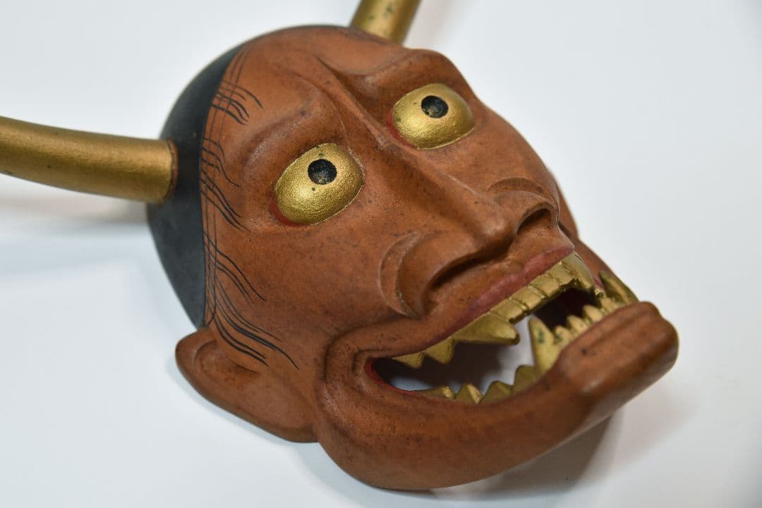 能面 般若 大雲作 箱付き 美品 (C5)