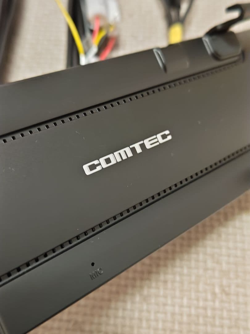 コムテックZDR038前後カメラドライブレコーダー インナーミラータイプ配線付き