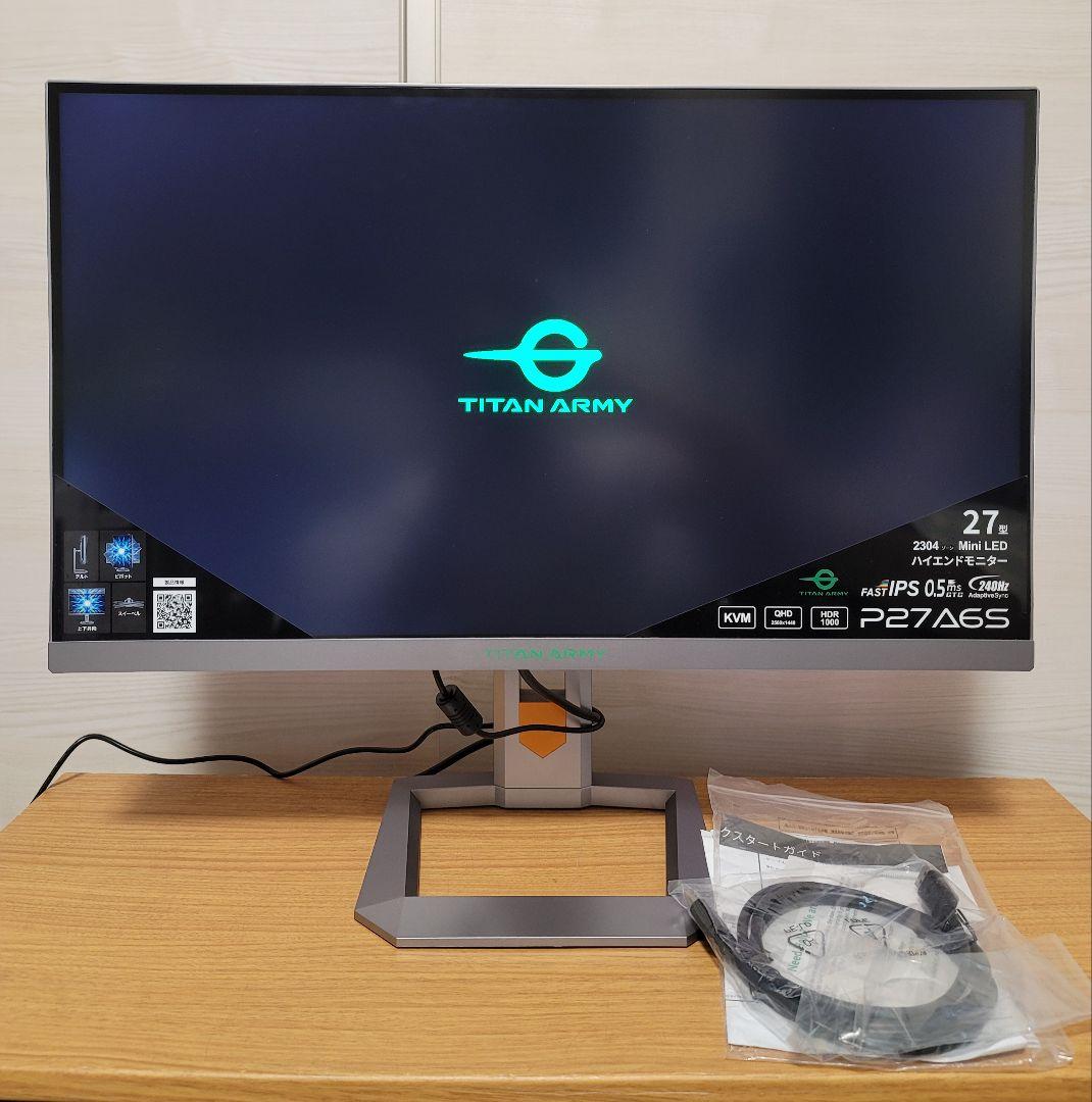 Titan Army 27型Mini LED QHD 240Hz HDR1000