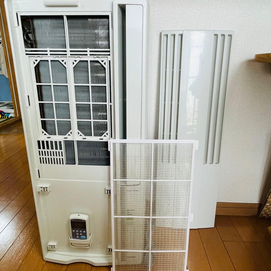 【中古】コロナ 窓用エアコン CW-16A シェルホワイト 冷房専用 工事不要