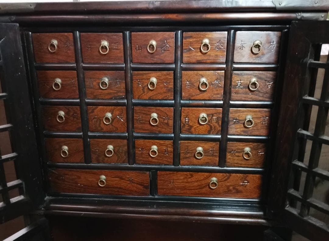 和箪笥 薬箪笥風 小引き出し収納 時代家具 古民家 古道具