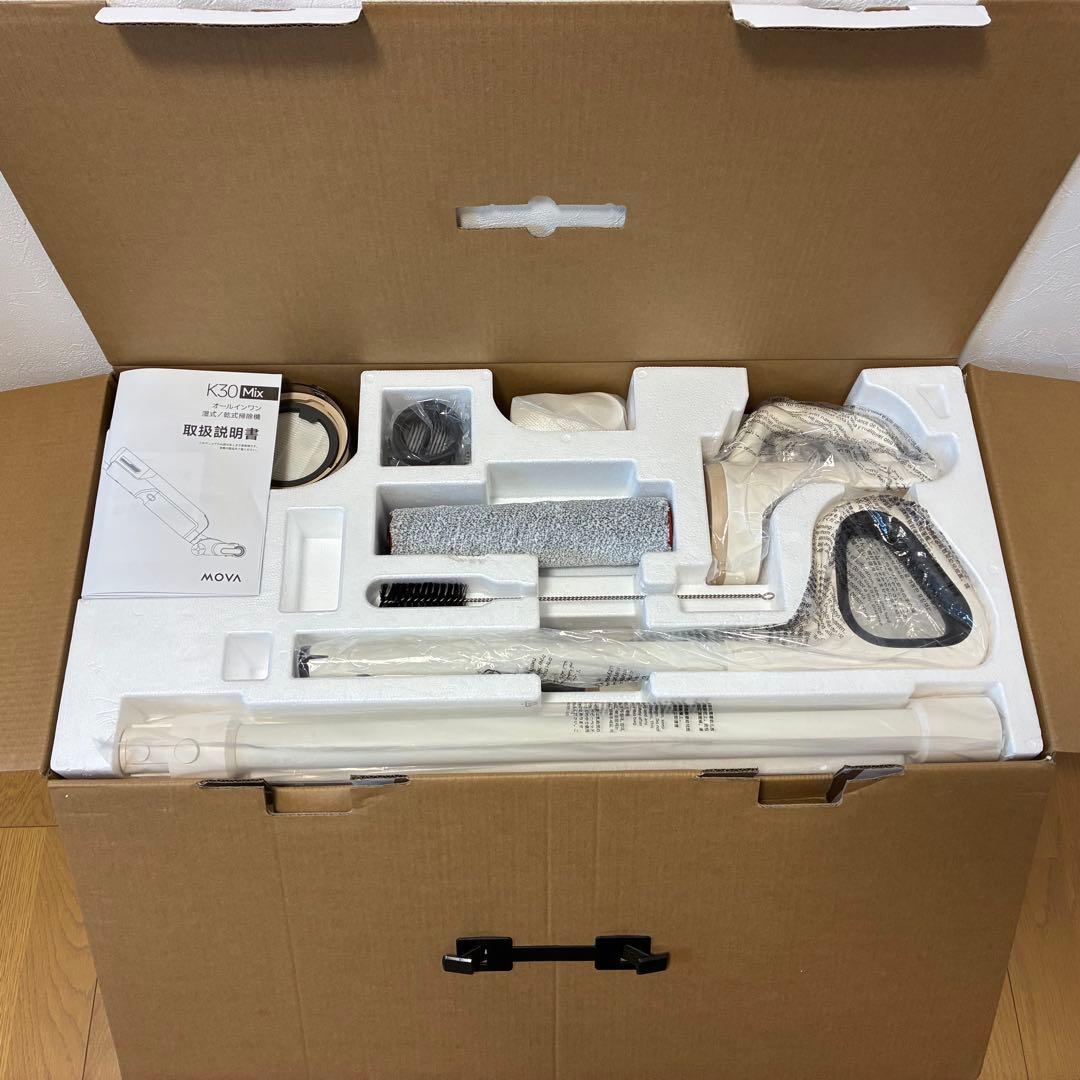 MOVA K30 Mix 乾湿両用掃除機　コードレス掃除機 水拭き掃除機