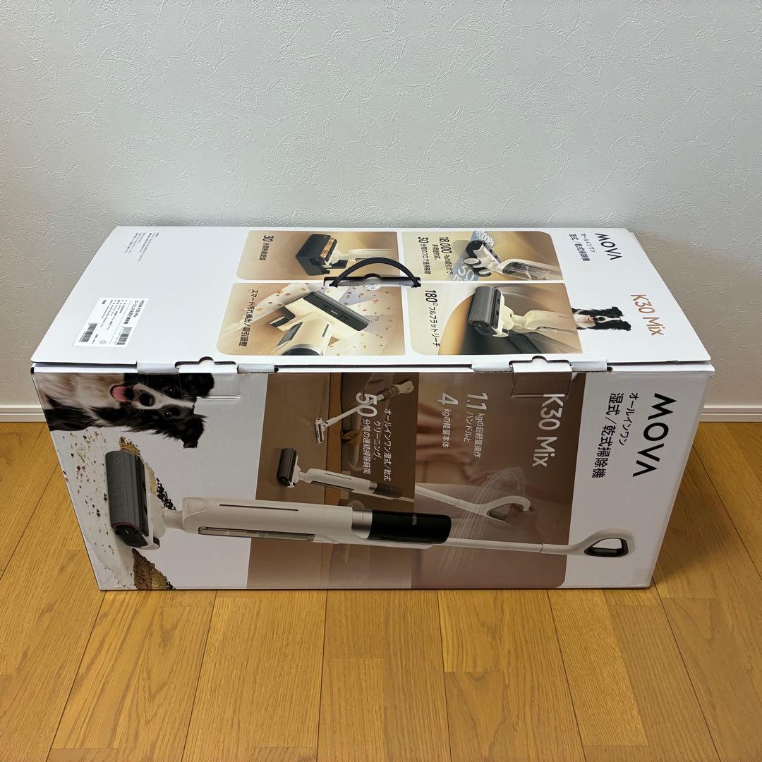 MOVA K30 Mix 乾湿両用掃除機　コードレス掃除機 水拭き掃除機