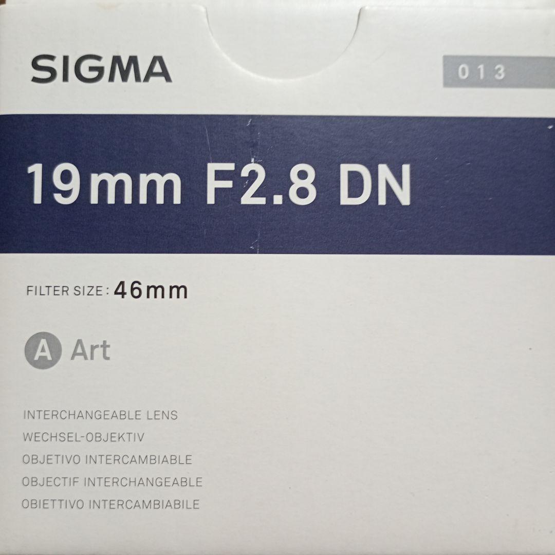 SIGMA 単焦点広角レンズ Art 19mm F2.8 DNソニーEマウント用