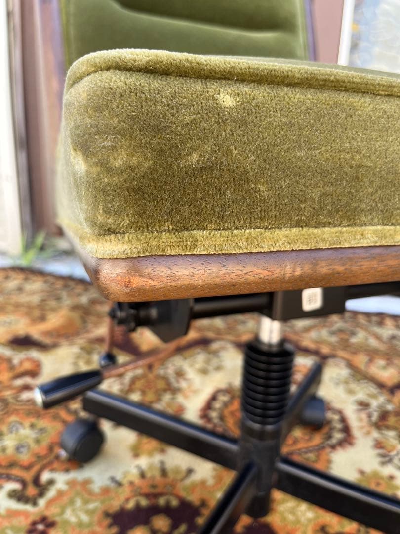 マルニ 地中海 回転 昇降式 デスクチェア オフィス 昭和レトロ アンティーク