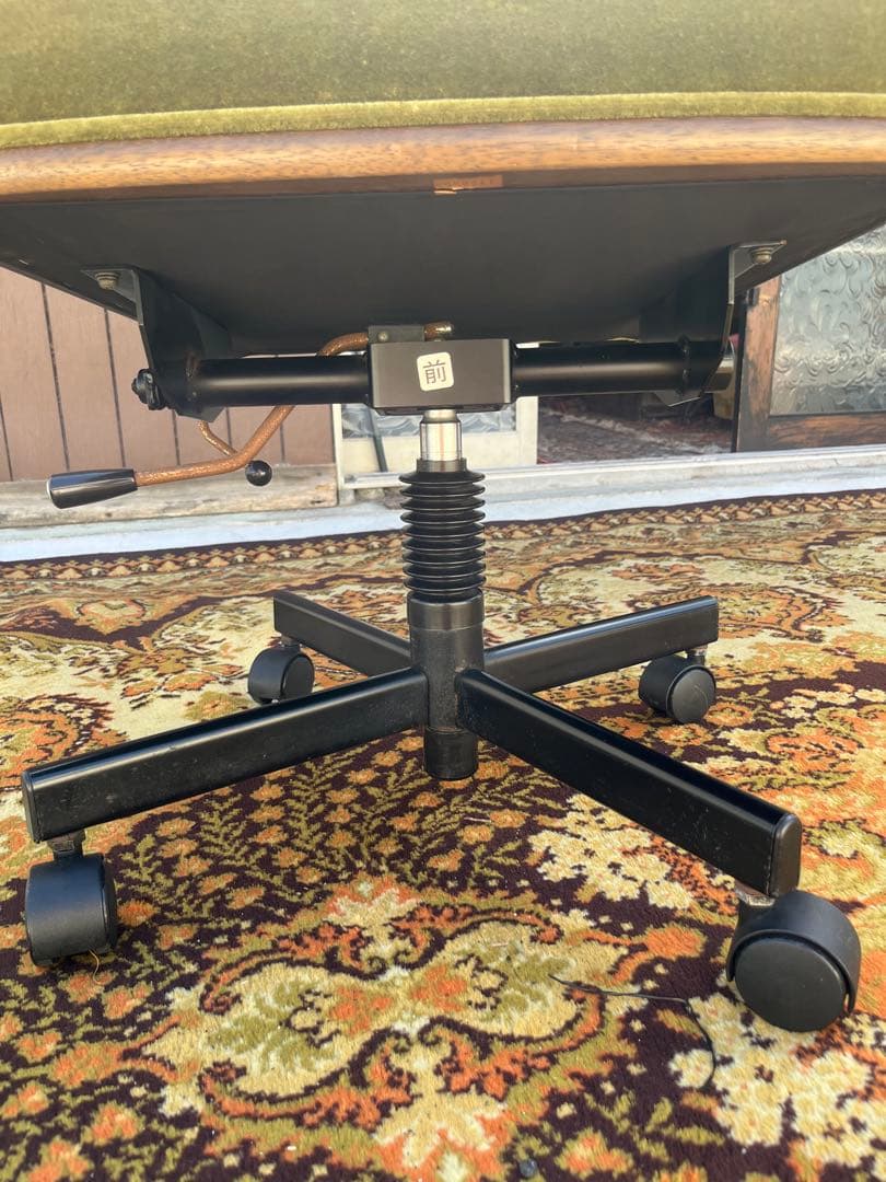 マルニ 地中海 回転 昇降式 デスクチェア オフィス 昭和レトロ アンティーク