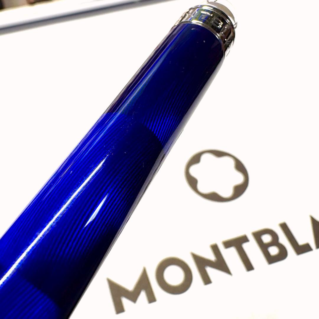 246.モンブランスターウォーカークールブルー　M25614BP 　美品