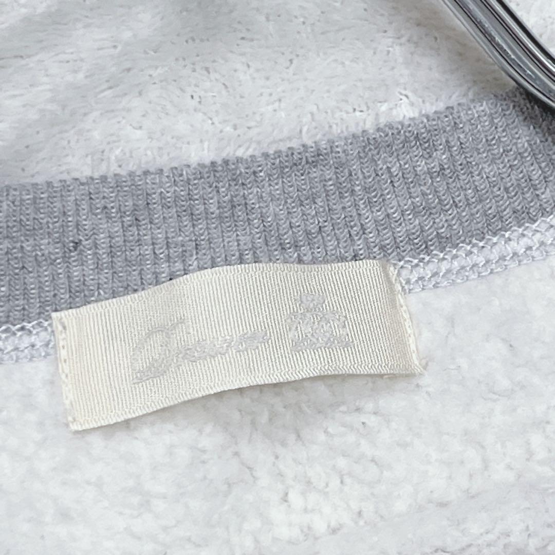 美品『ドゥロワー』コットン吊り裏毛スウェット 杢灰 クルーネック プルオーバー