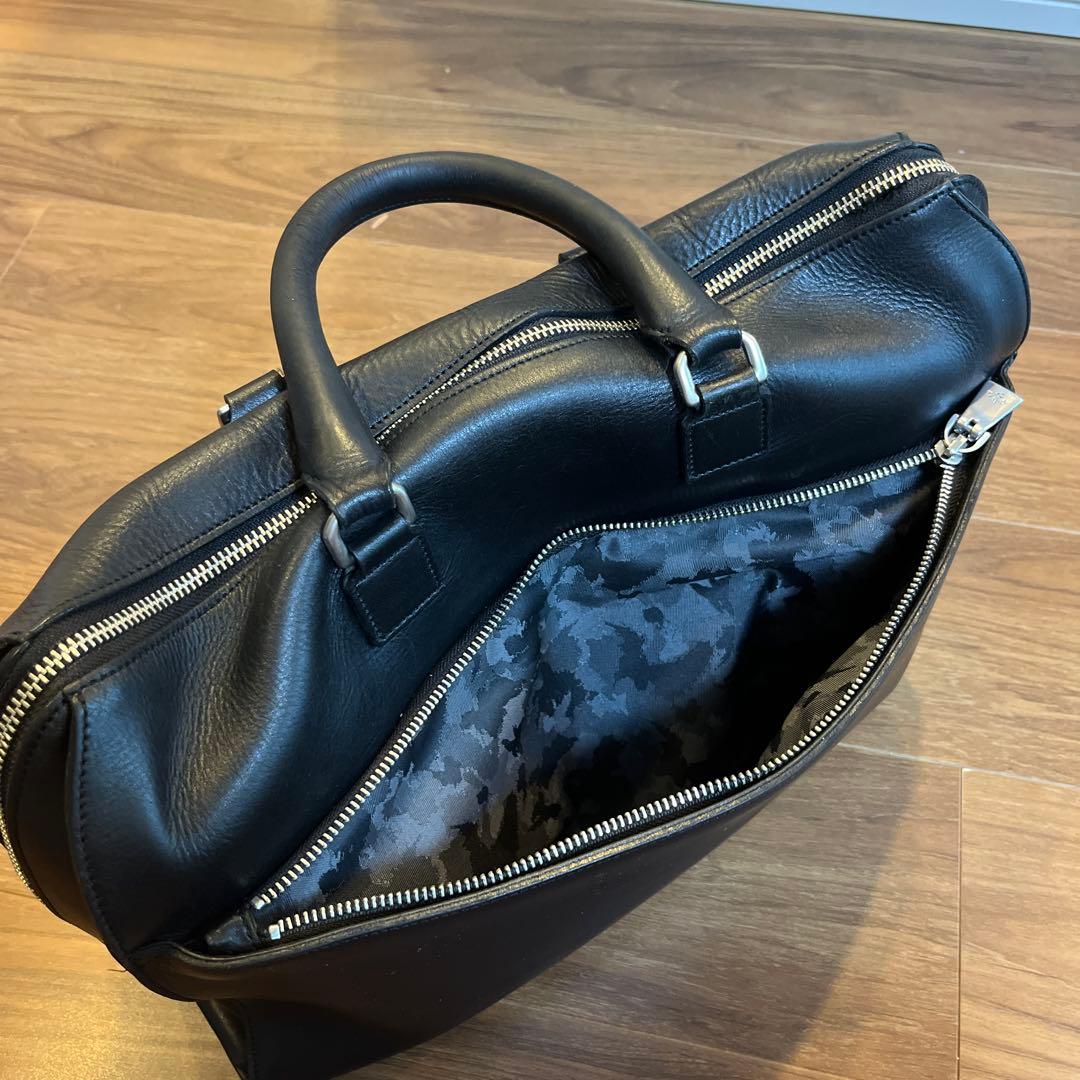 aniary　アニアリ　黒レザー　ブリーフバッグ