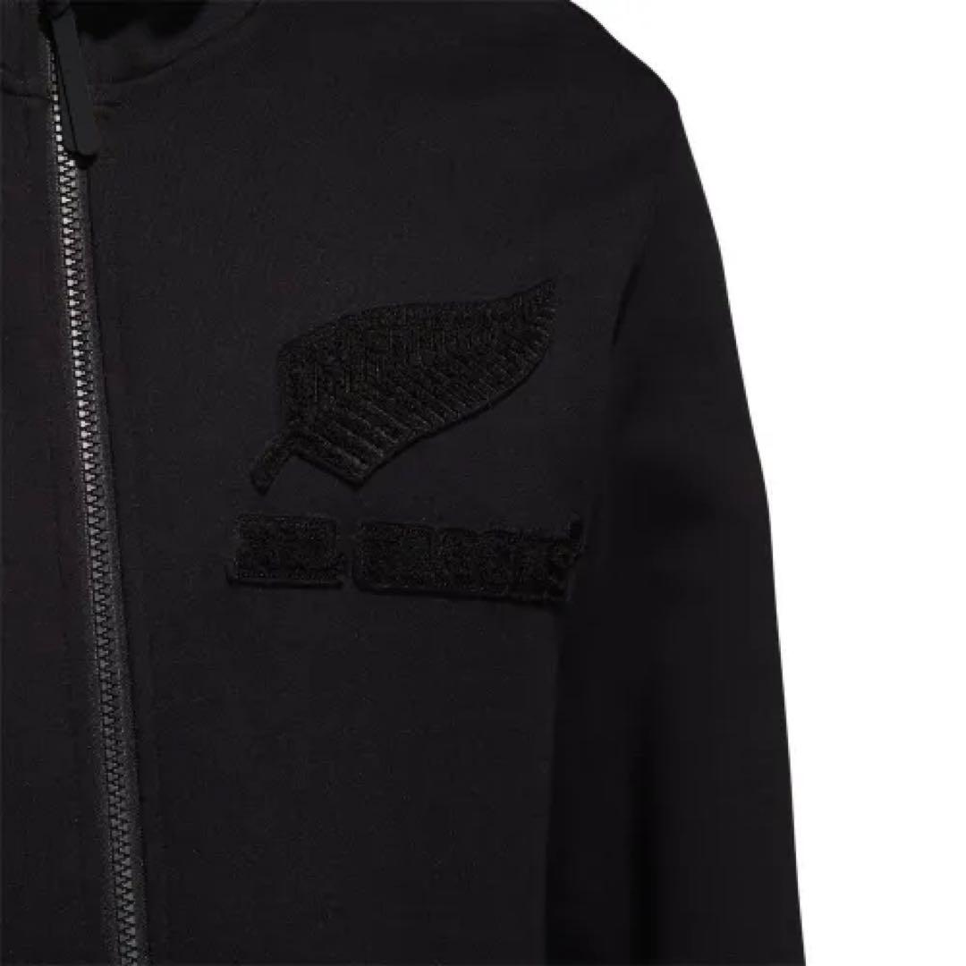 極美品　adidas オールブラックス フルジップ パーカー 2XL ブラック