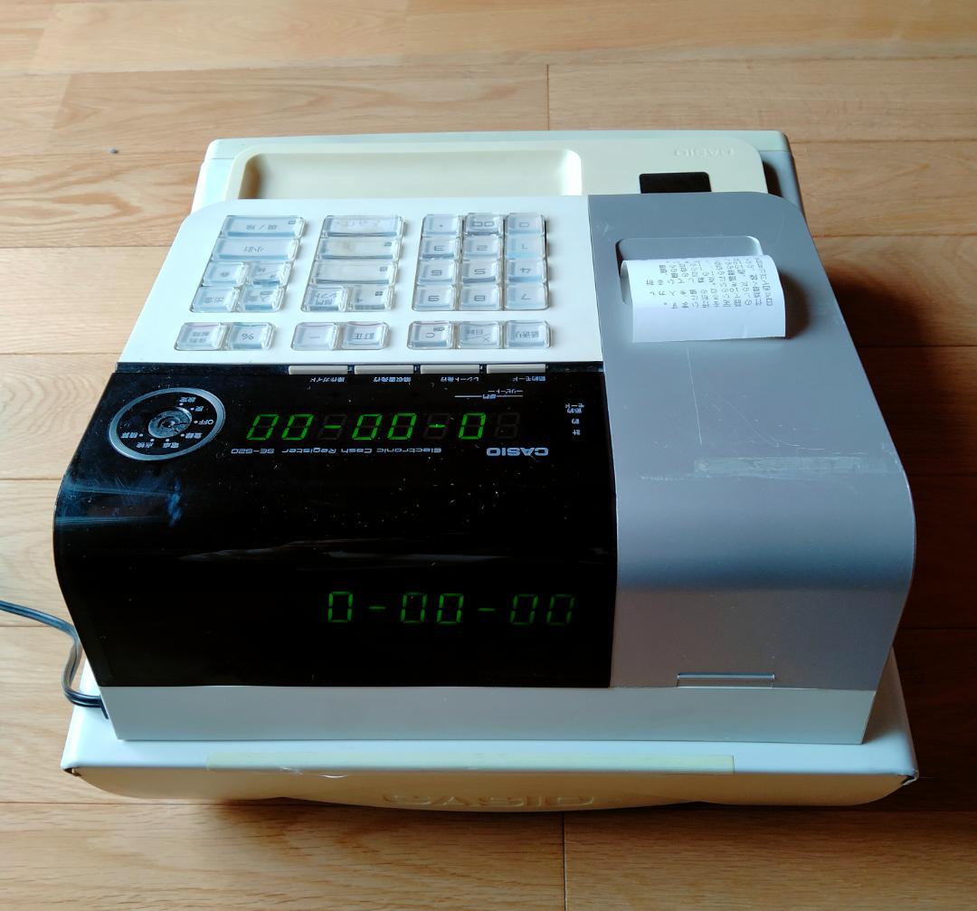 CASIO 電子レジスター　SE-S20-WE　中古美品