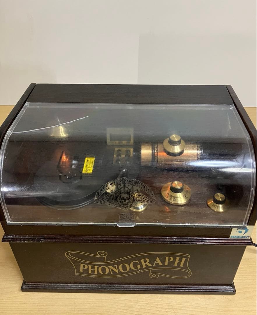 希少　PHONOGRAPH 蓄音機型　CDプレイヤー　箱付き