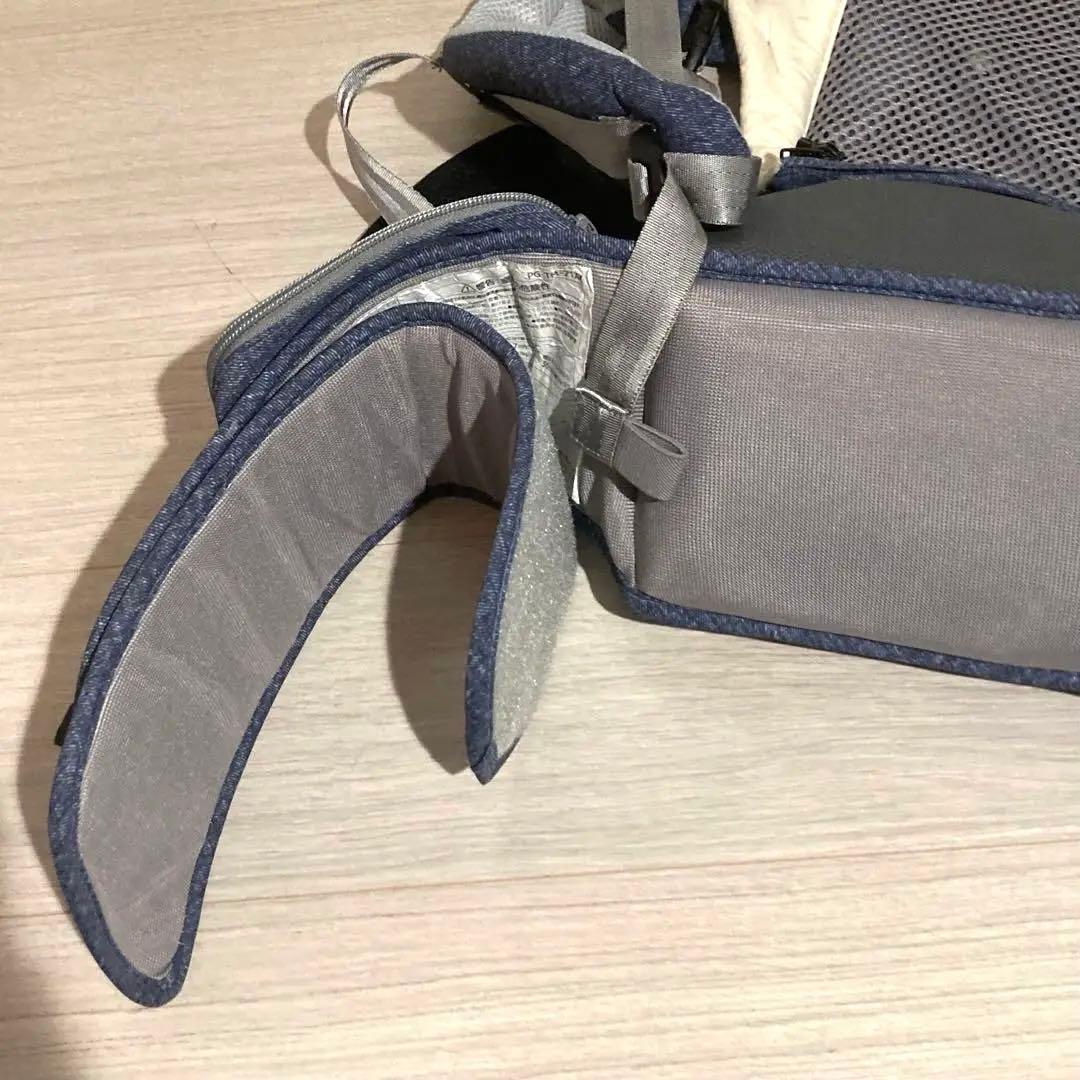 【超美品】ミキハウス×ポグネー ベビーキャリア　ヒップシート 抱っこ紐　コラボ