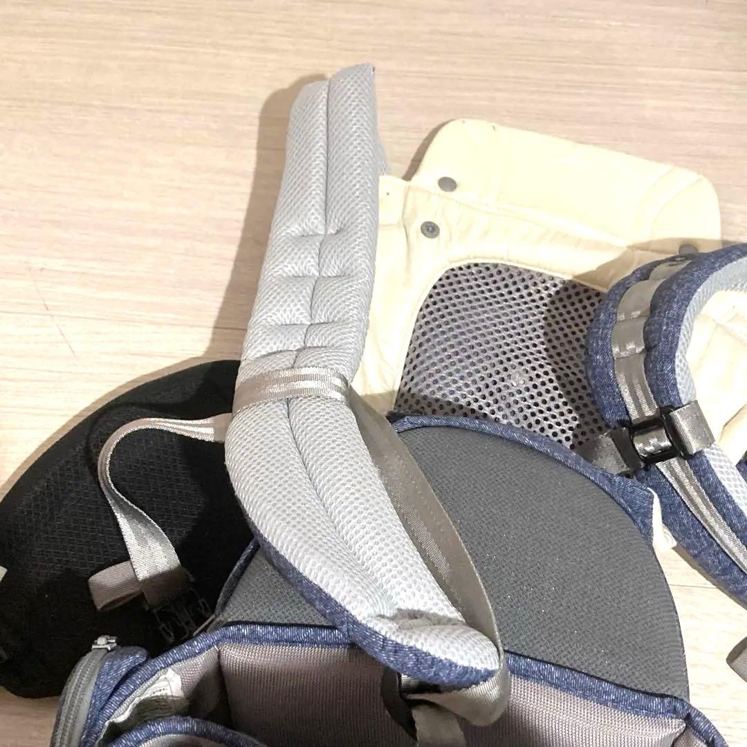 【超美品】ミキハウス×ポグネー ベビーキャリア　ヒップシート 抱っこ紐　コラボ